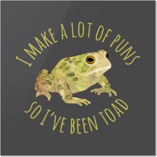 Toad Pun Posters and Art